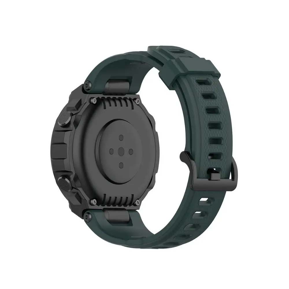 Ремешок силиконовый для Huami Amazfit T-Rex сменный Браслет смарт-часов Xiaomi T-REX Pro мягкий
