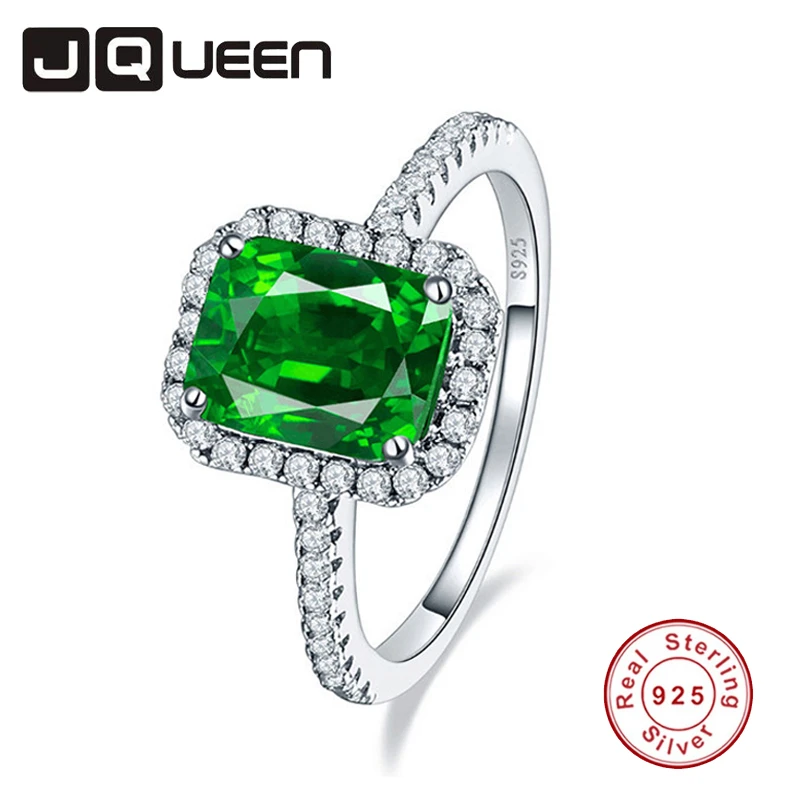 Женское Обручальное Кольцо JQUEEN Nano Emerald Pigeon красное рубиновое кольцо из чистого