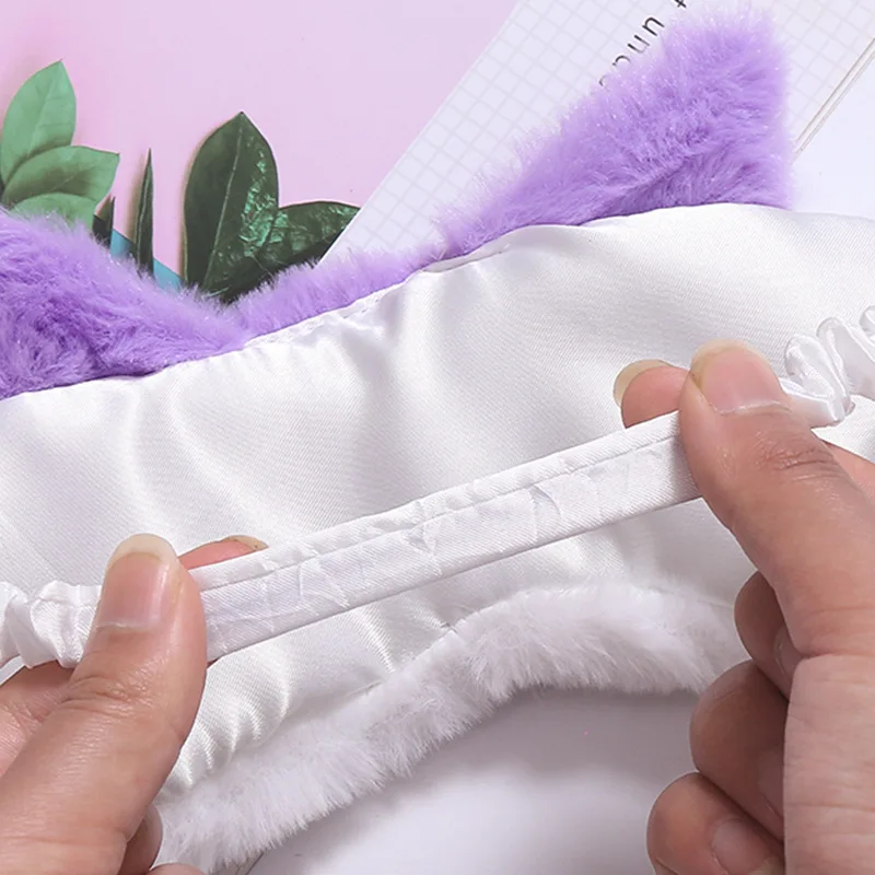 Симпатичная плюшевая маска для глаз с лисьим облаком и сном Овечья мечта сна тени