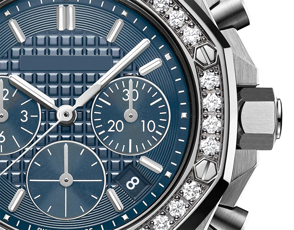 

Royal oak offshore selfwinding chronograph luxury mechanical ladies watch rose gold sapphire waterproof female automatic clock