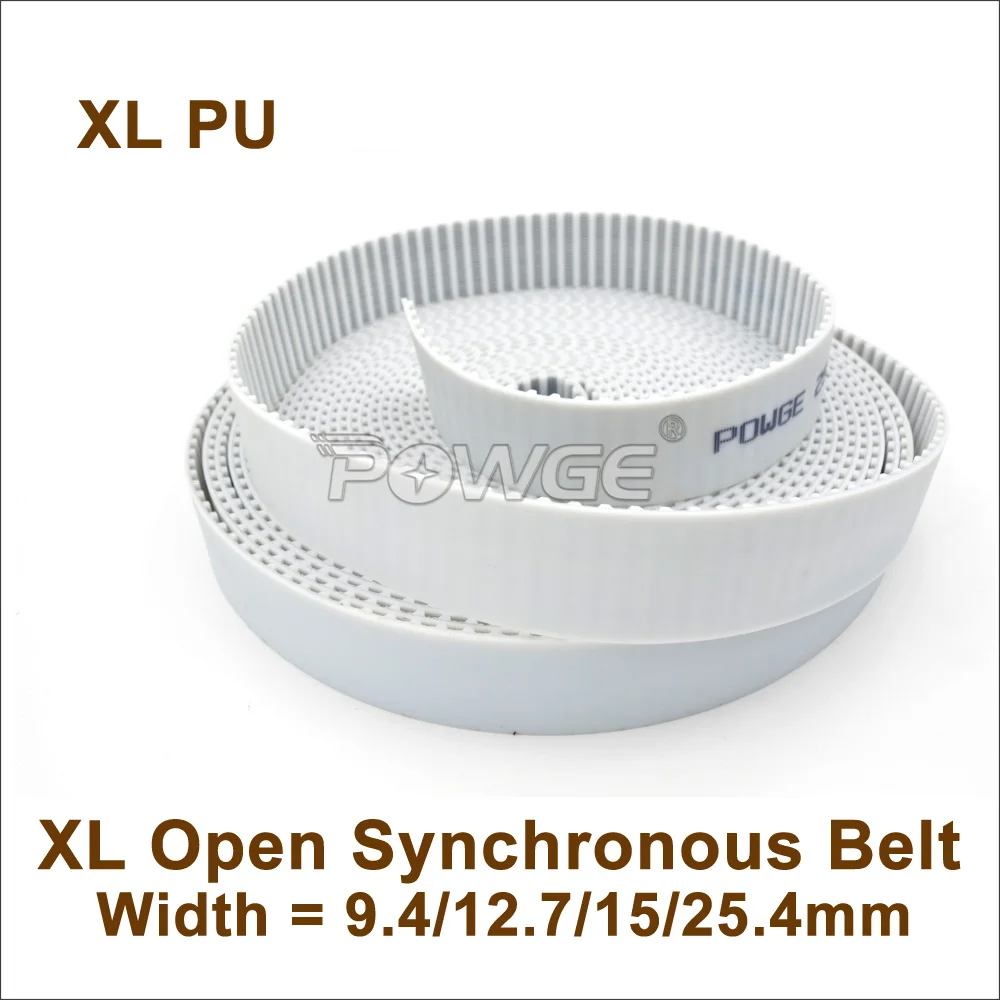 Powge 10 метров XL открытый ремень ГРМ XL-050 ширина = 12 70 мм шаг 5 08 полиуретан со стальным