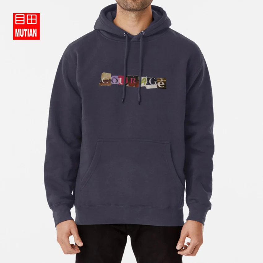 Klaine's Courage - Glee hoodies sweatshirts glee klaine kurt blaine courage love supporting tvshow | Мужская одежда