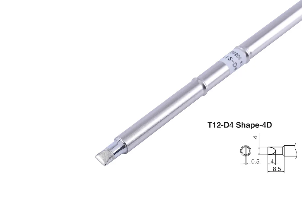 FINDAMAZE T12 плоский наконечник D08 D12 D16 D24 DL32 D4 D52 для FX951STC и STM32 OLED паяльная