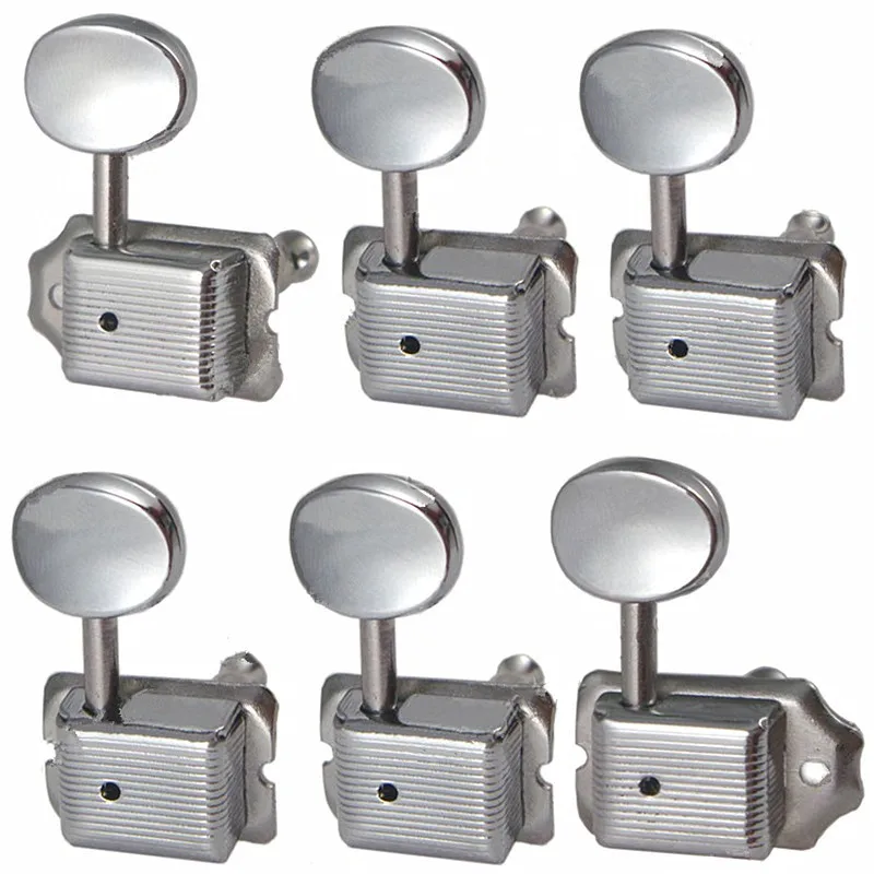 6 шт./лот Струны для электрогитары кнопки колышки ключи винтажный тюнер машинные