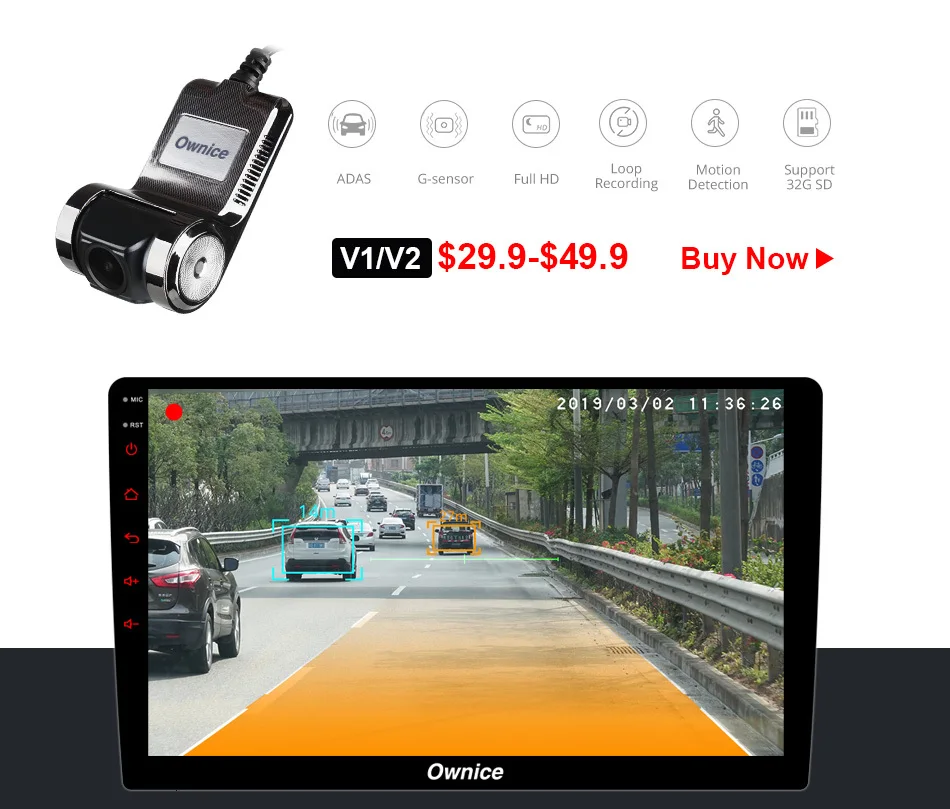Ownice K6 Octa core 2 Universal Head uint Android 8.1 Car Radio Stereo GPS Navi Multimedia Player DSP Support 4G LTE AHD Camera