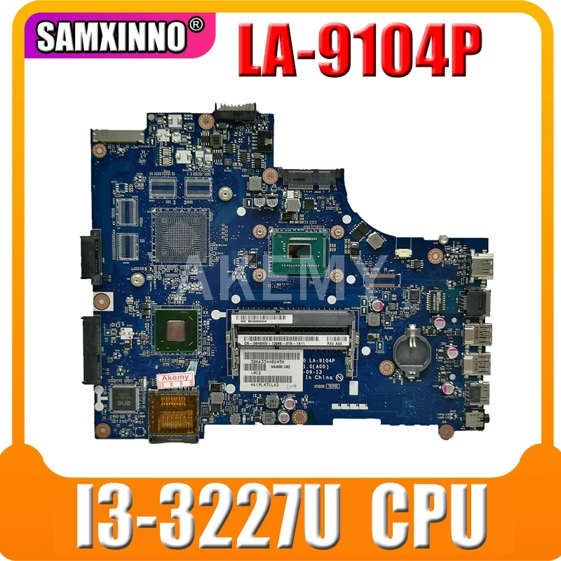 SAMXINNO CN 00FTK8 материнская плата для ноутбука DELL Inspiron 15R 5521 3521 I3 3227U VAW00 LA 9104P 9101P