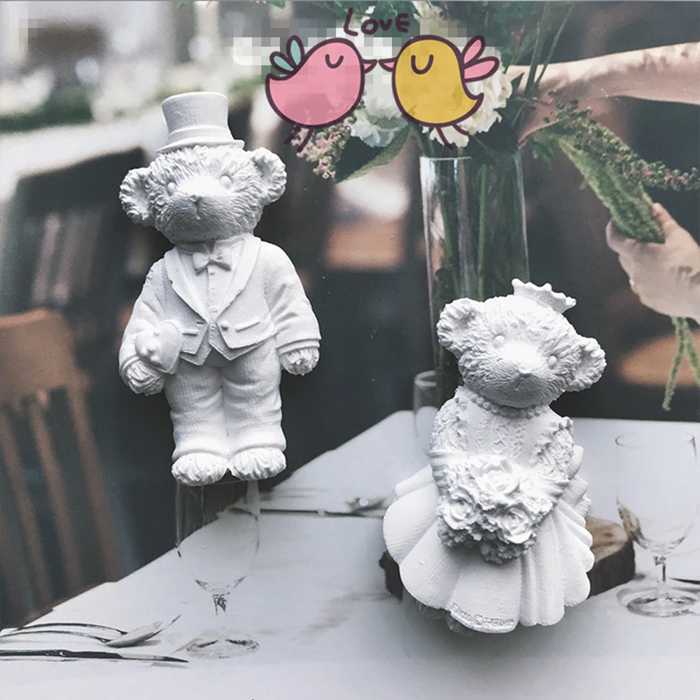 Силиконовая форма для мыла с милым медведем мальчиков и девочек | Дом сад