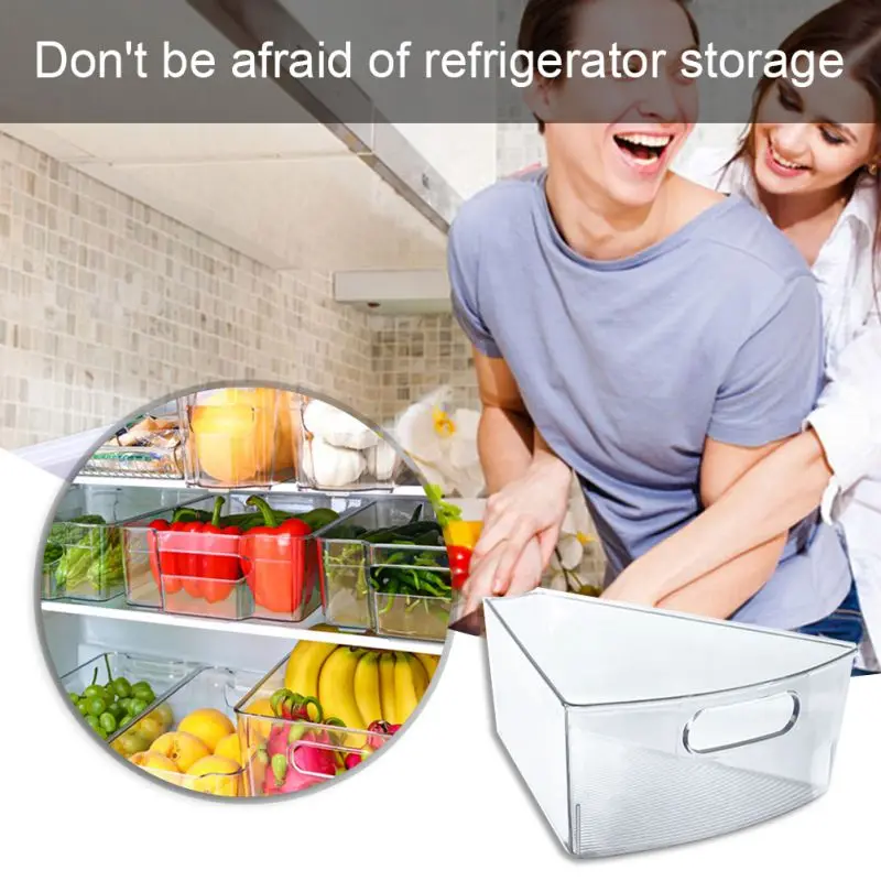 

Multi-Purpose Refrigerator Food Container Fridge Space Saver Food Fresh Keep Storage Box Egg Storage Drawer Organizer
