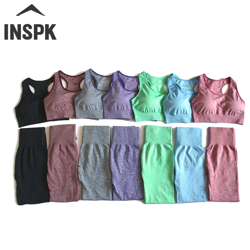 Комплект из 2 предметов комплекты для йоги женская спортивная одежда