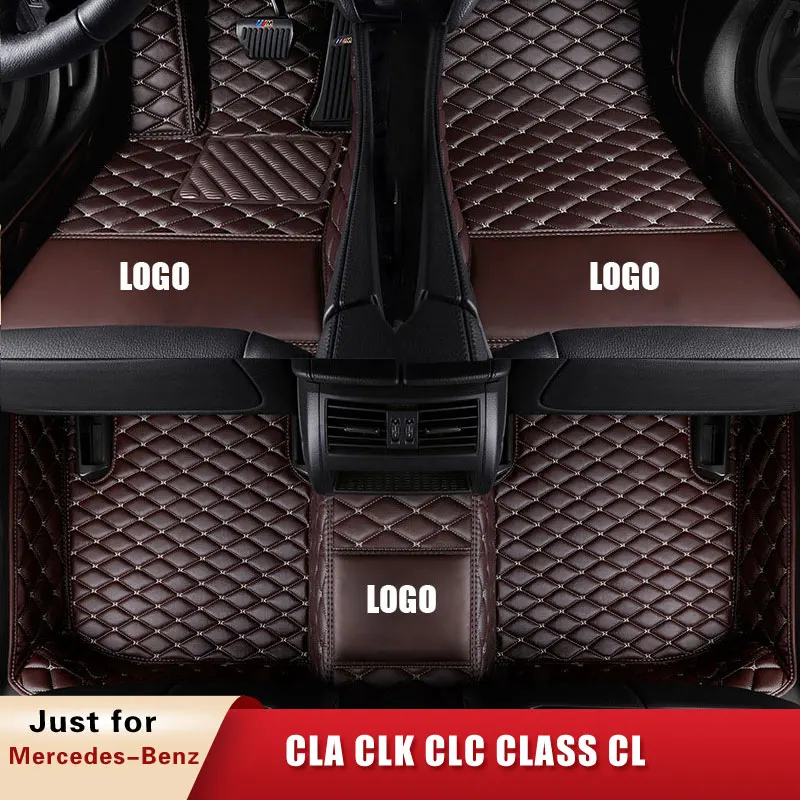Car Floor Mats for Mercedes-Benz CL CLA CLK CLC 160 180 200 220 230 250 270 280 300 class Coupe AMG S Shooting Brake Convertible
