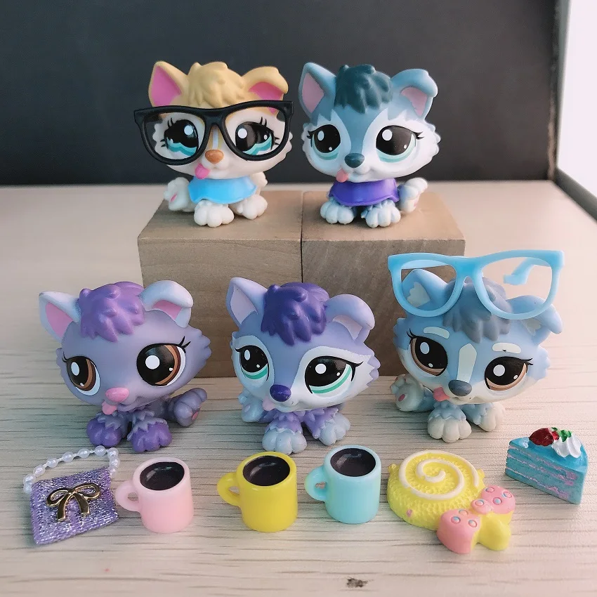 Миниатюрные аксессуары для питомцев сумка очков шаль напитков конфет тортов