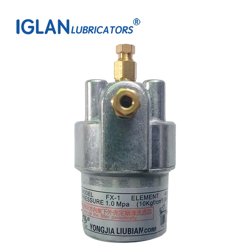 IGLAN высокое качество 3Mpa 40μ 80μ точность PT1/8 нить масляный фильтр смазка фитинг для