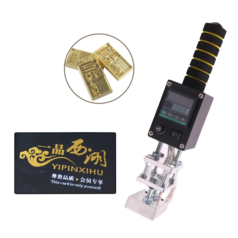 SWANSOFT WT-90SC Ручной цифровой визитница кожа резьба по дереву изготовленным на заказ