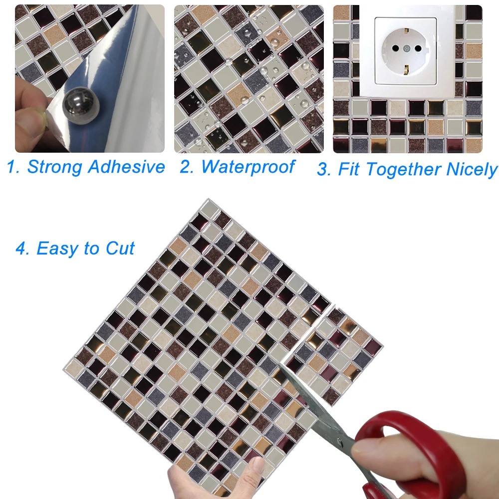 Кухонная настенная плитка с задним брызгом самоклеящиеся наклейки на стену