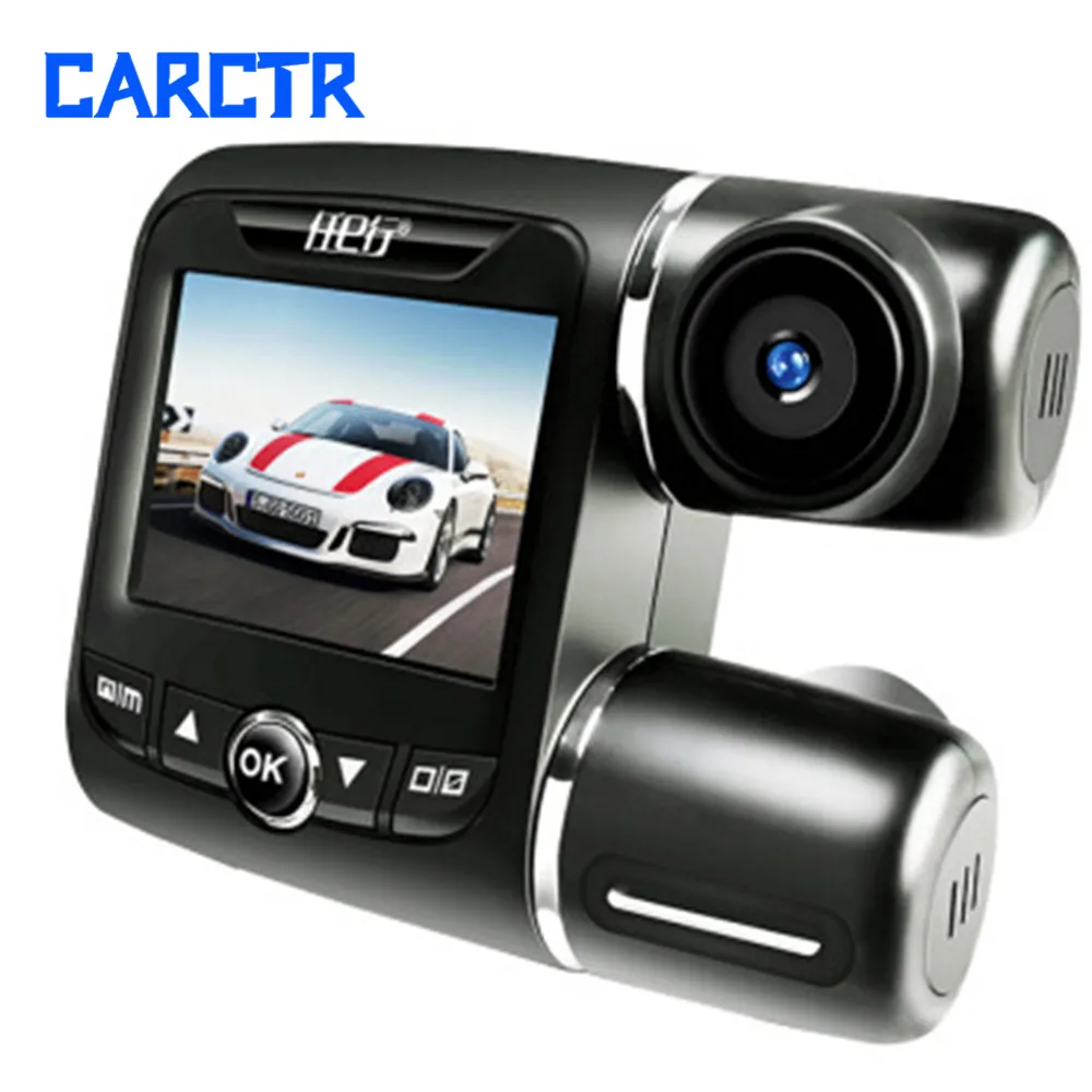 2 ''мини Автомобильная камера Full HD ночного видения видеорегистратор с двойным