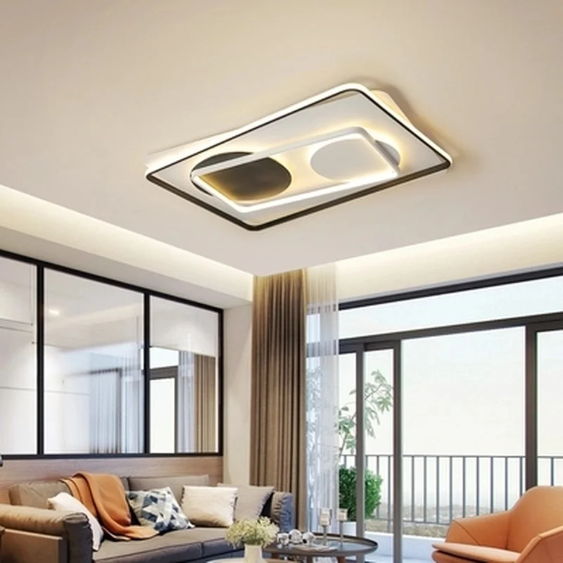 Светодиодная прямоугольная люстра для гостиной спальни|Подвесные светильники| |