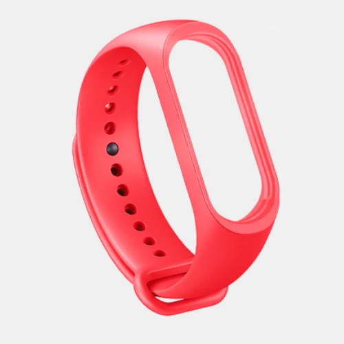 Для Xiaomi mi ремешок 4 ремешок силиконовый браслет для Xiaomi mi 4 аксессуары браслет mi Band 4 замена двойной цвет ремни - Цвет: Red