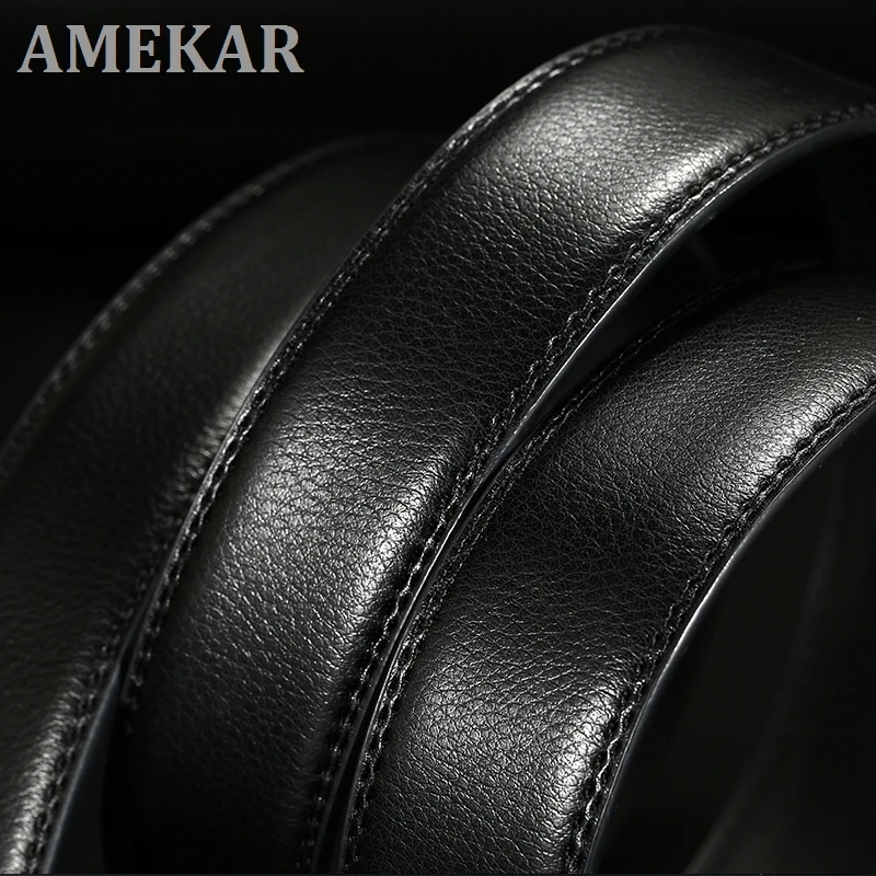 

Genuine Leather Belts For Men Automatic Male Belts Cummerbunds Leather Belt Men dropshipping Black Belts cinturon hombre