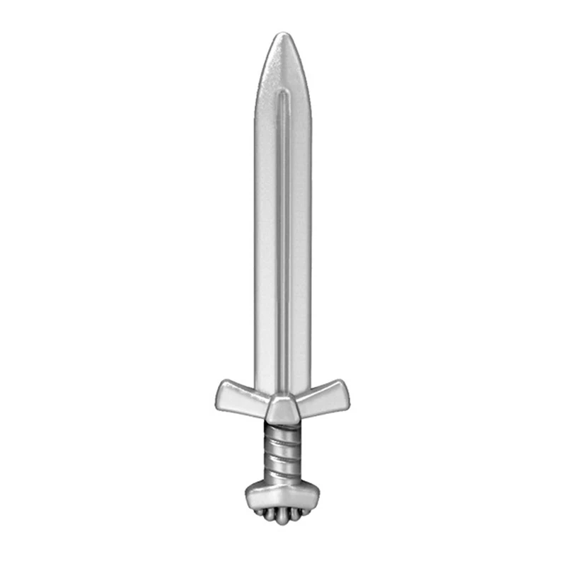 10 шт./лот длинный меч среднего возраста оружие римские Рыцари Epee MOC строительные