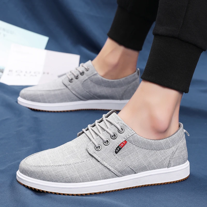 

2019 Spring And Summer Men's Shoes Old Beijing Cloth Korean Version Of The Trend Of Casual Tide Wild Canvas Shoes