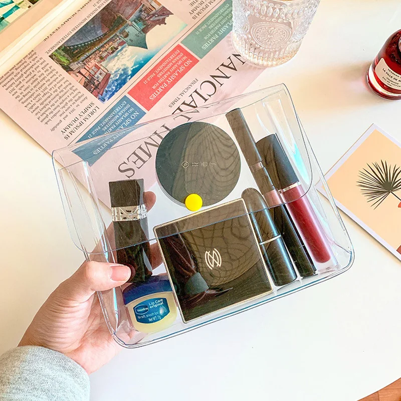 Ins кнопки для хранения косметики сумки Корейская версия Портативный пенал ручек