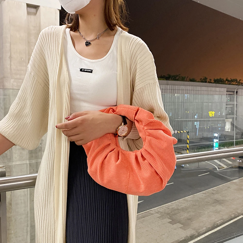 

Cloud Tote Bags For Women 2021 Solid Color Shoulder Messenger Bag Canvas Female Handbags Purses Travel Totes 2021 Designer Bags