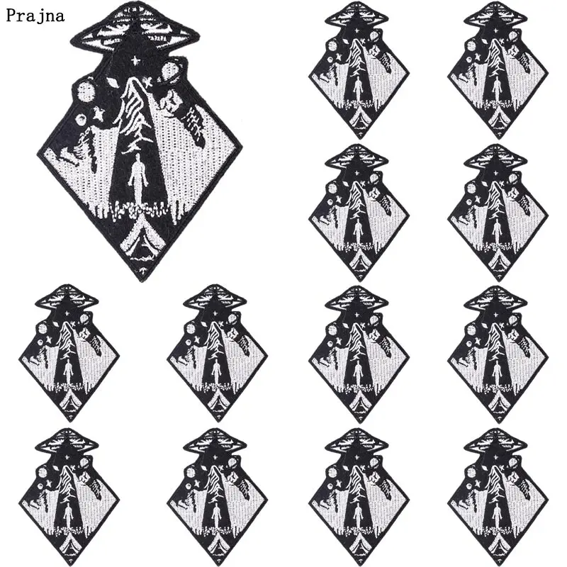 

Prajna 10 PCS Outdoor Patches For Clothing Thermoadhesive Patches Adventure EmBroidered Patches On Clothes Wholesale Patch