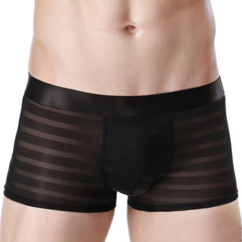 Прямые поставки с фабрики мужское нижнее белье жаккардовые трусы боксеры из Ice Silk