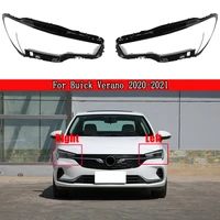 head lamp light case for buick verano 2020 2021 glass auto shell headlamp lampshade transparent car front headlight lens cover