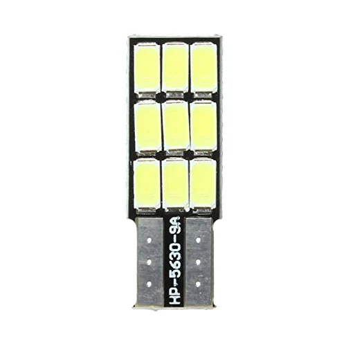2 x Белый Canbus T 10 194 168 W 5 5630 9 SMD DC 12 V автомобильный клиновидный боковой маркер