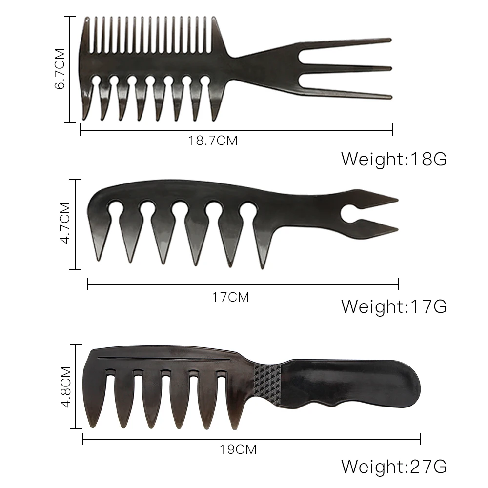 Набор из 5 предметов масляная голова расческа термостойкий антистатический