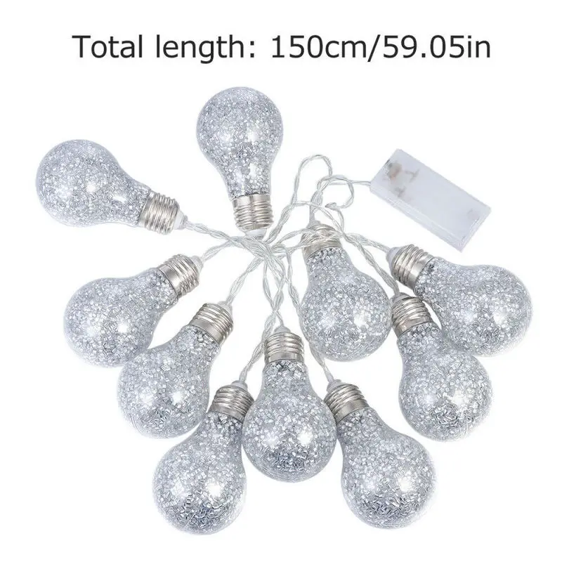 1 5 м 10 Светодиодный светильник для рождественской гирлянды Рождественский Декор