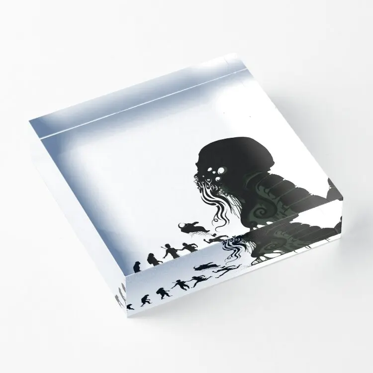 

Lovecraftian Evolution Acrylic Block Decoration Family Funny Fashionable Process Room Transparent Bedroom Home Wedding Clear