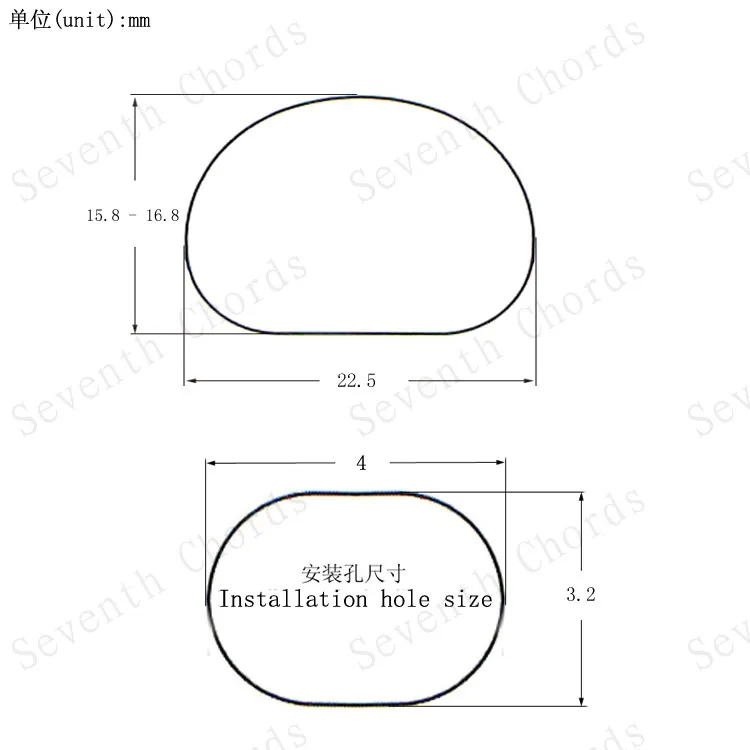 6 шт. каучуковые большие овальные колышки для настройки гитары ключи тюнеры