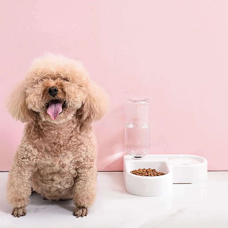 Кормушка для домашних животных автоматические двойные миски воды углы еды