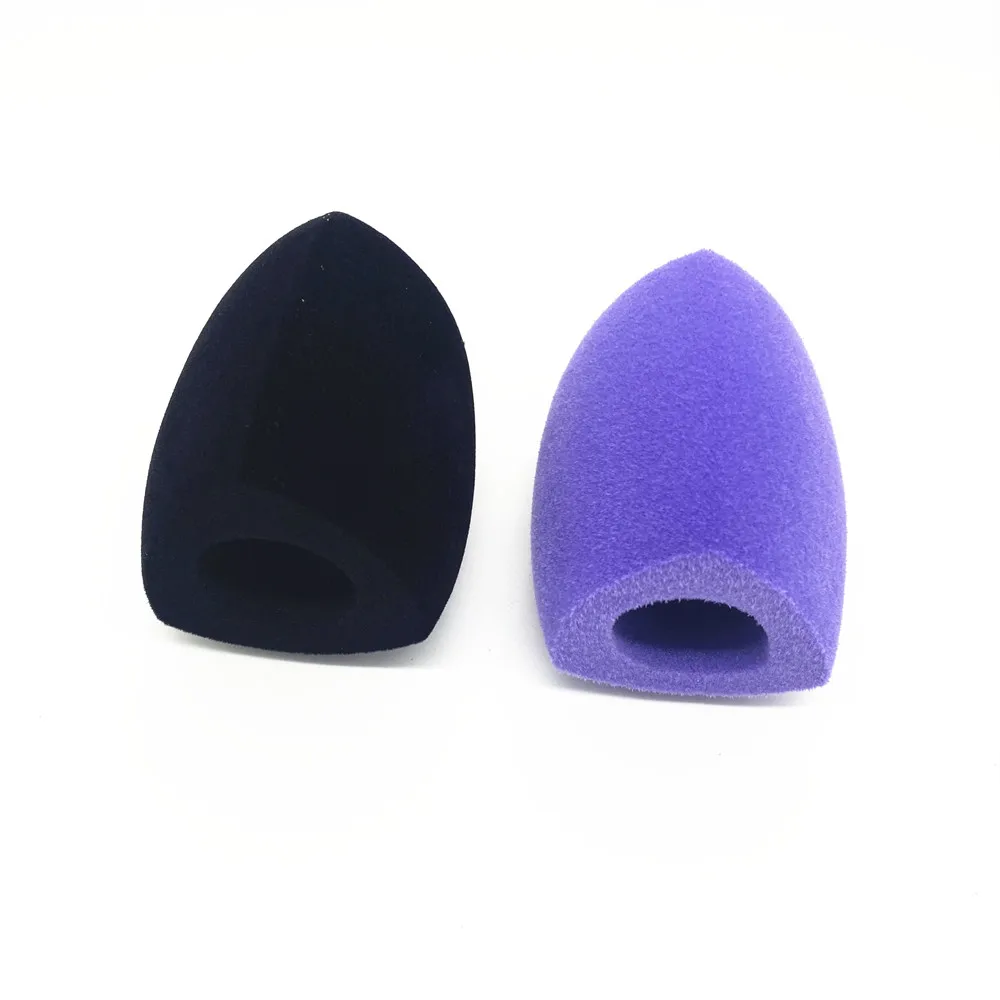 Flocking Microphone Covers Print Logo Microphone Windscreens Customized Winds Handheld Mic Sponge For Outdoor Interview