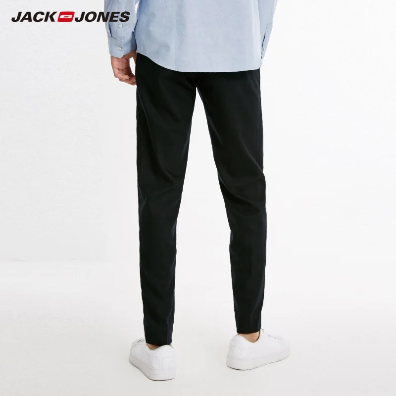 JackJones мужские Умные повседневные шерстяные брюки 218314591 | Мужская одежда