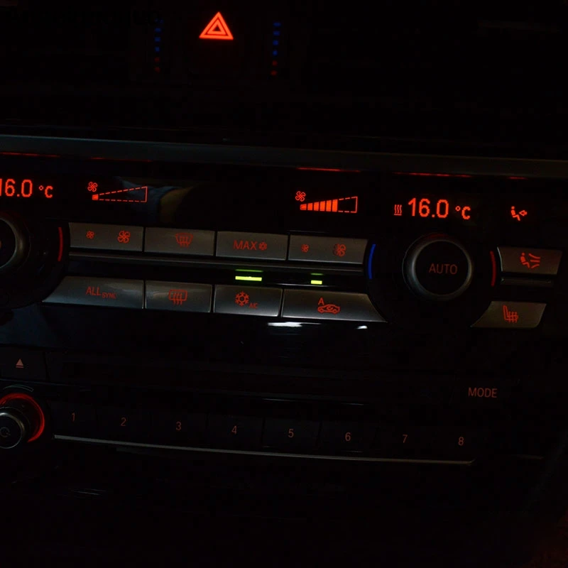 

Car Air conditioning wind adjust button air volume switch Replace Trim Cover sticker for BMW 5 6 7 X3 X4 X5 X6 Series