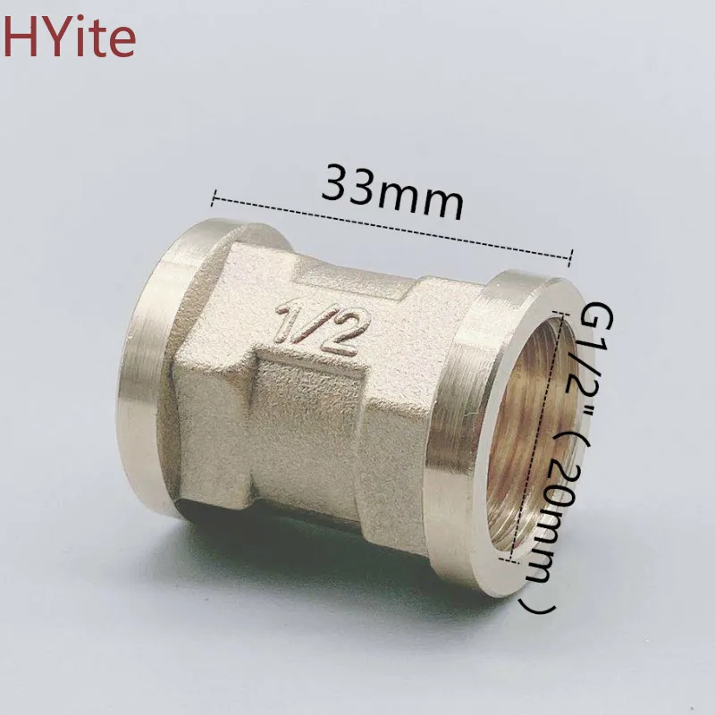 

F/F 1/2 "3/4" 1 "BSP внутренняя резьба, фитинги для водопроводной трубы, круглые резьбы, фоторазъем, соединительная муфта, полный порт, медный адаптер