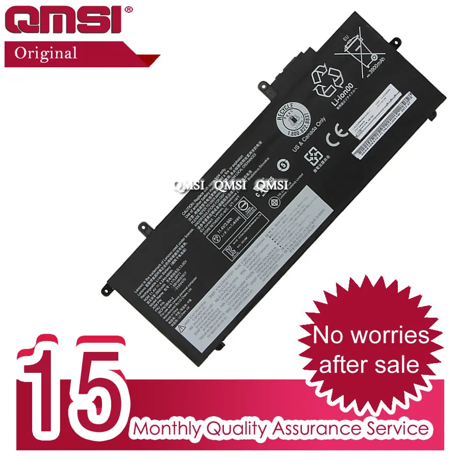 Оригинальный аккумулятор QMSI 11 4 в 4200 мАч 48 Вт/ч L17L6P71 L17M6P71 SB10K97617 01AV470 3ICP6 / 38 для