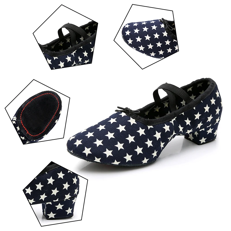 Бегемотические туфли для латинских танцев женщины девушки дамы практики учителя