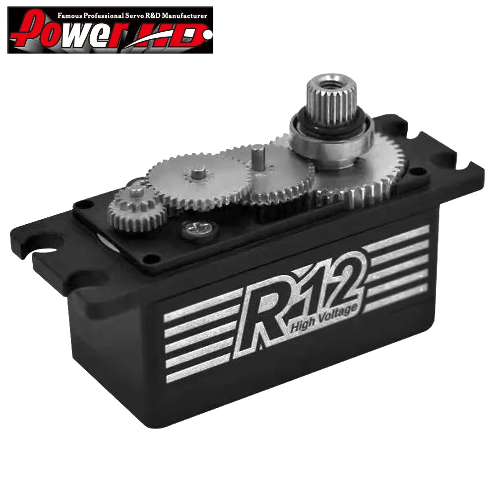 Мощный бесщеточный металлический сервопривод HD R12 12 кг 6 0 8 4 в с высоким крутящим