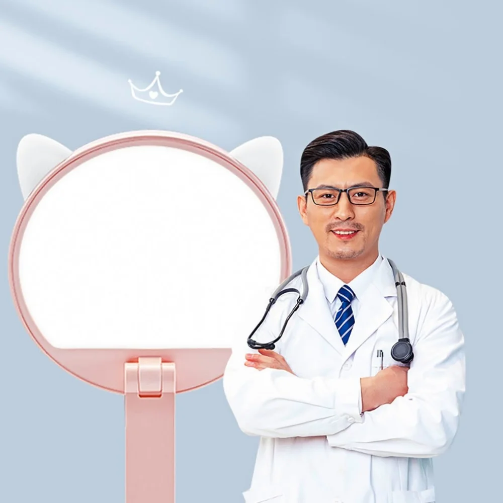 Настольная лампа для чтения в виде кошки складной светильник обучения защите