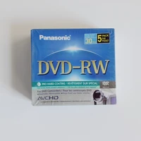 1pcs2pcs5pcs panasonic mini 38cm dvd rw rewriteable disk 30min 1 4g pro hard coating for video camera 1 4gb dvd camcorders