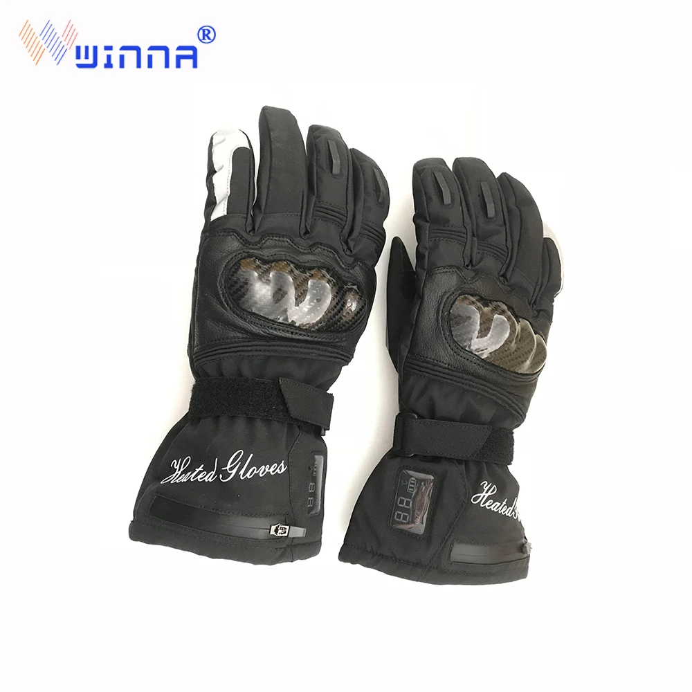 Перчатки с подогревом для электрического мотоцикла 2200 мАч|Перчатки велоспорта| |