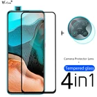 4 в 1 Защитное стекло для Xiaomi Little Poco F2 Pro закаленное стекло для Poco X3 Redmi 9A Note 9 Mi Note 10 Lite защита экрана