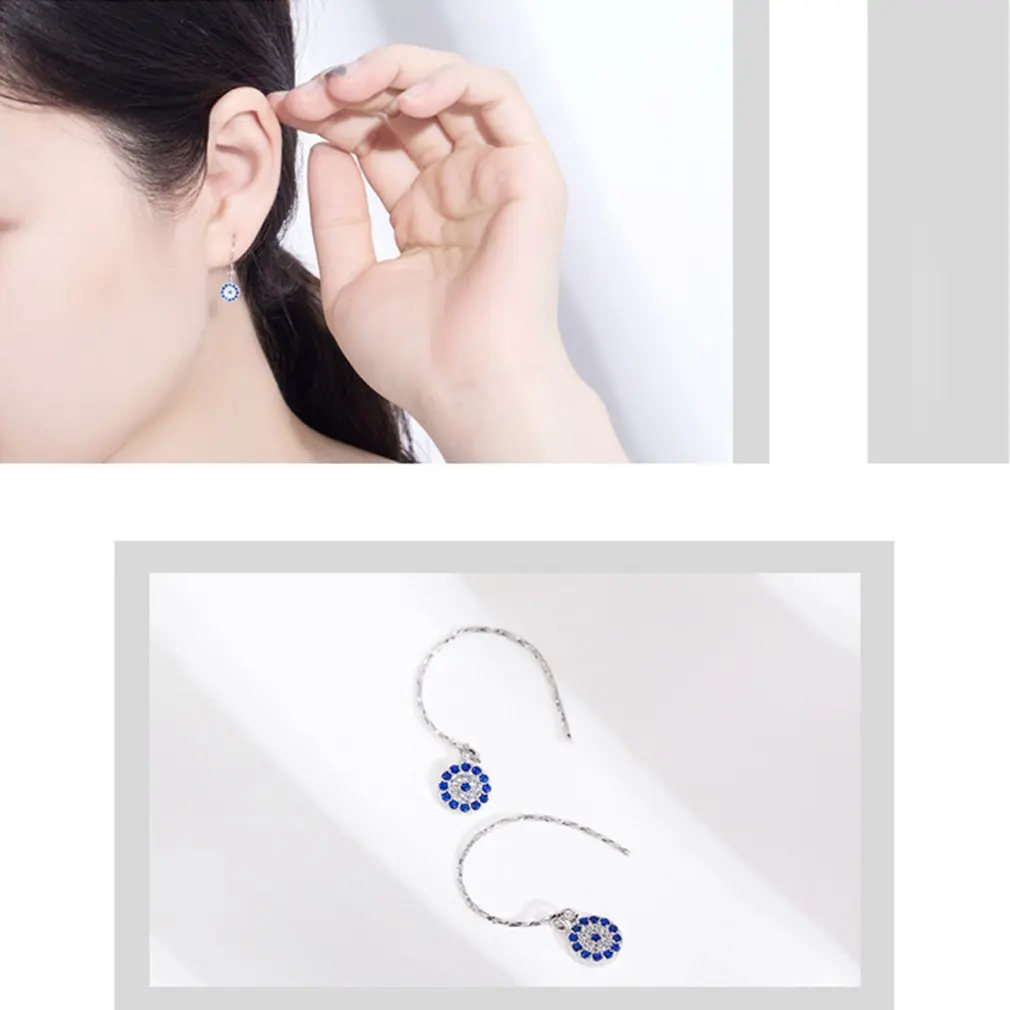 Devil'S Eye Ear Hook креативные серьги ювелирные изделия гипоаллергенные женские