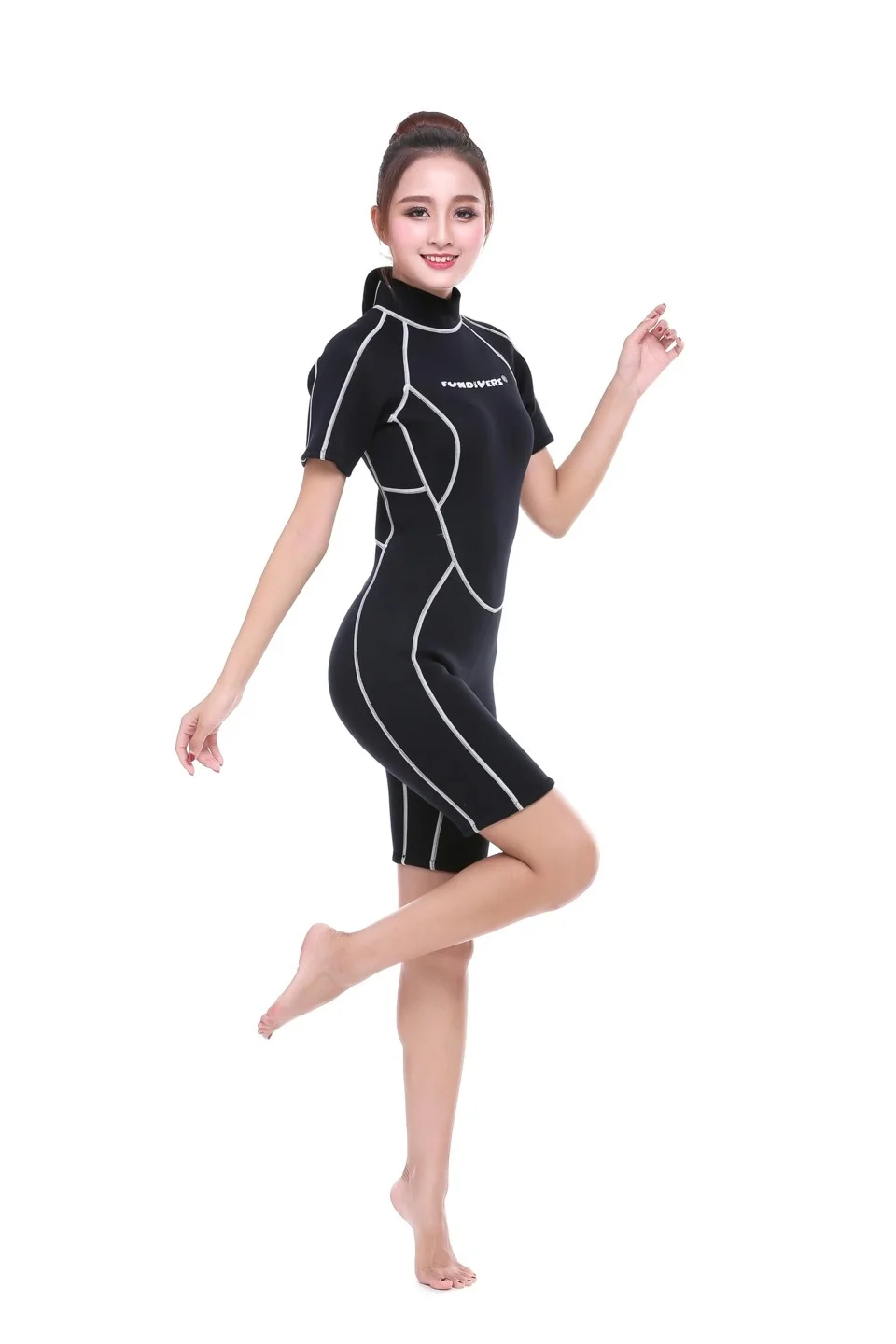 3 мм Для женщин гидрокостюм стрейч водолазный костюм для подводного плавания