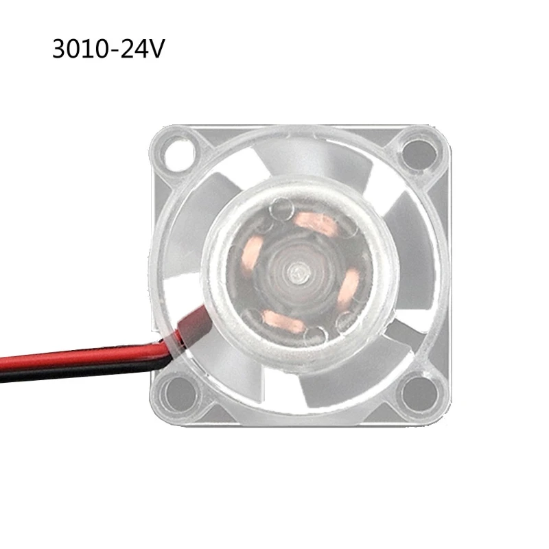 

2510 3010 4010 Cooling Fan LED Fan 12V 24V Silent Luminous Hydraulic Bearing Fan Quiet Cooler heatsink 3D Printer Parts