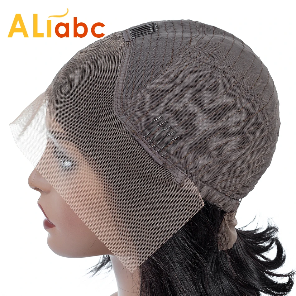 Aliabc 13*4 парики на кружеве прямые 100% бразильские человеческие волосы для черных